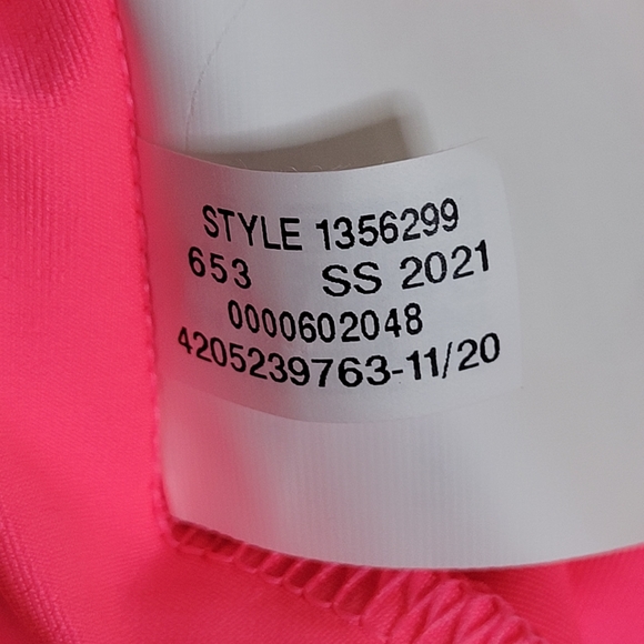 Under Armour Women's Sport 2 in 1 Racerback Tank Top BIB Avy 1356299 Hot Pink M - Picture 12 of 12